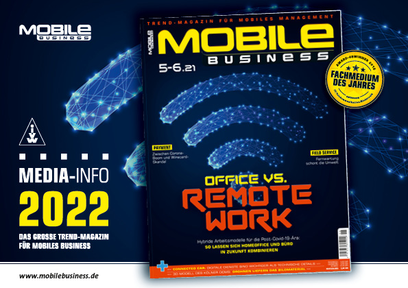 MOBILE BUSINESS Mediadaten 2022 Cover