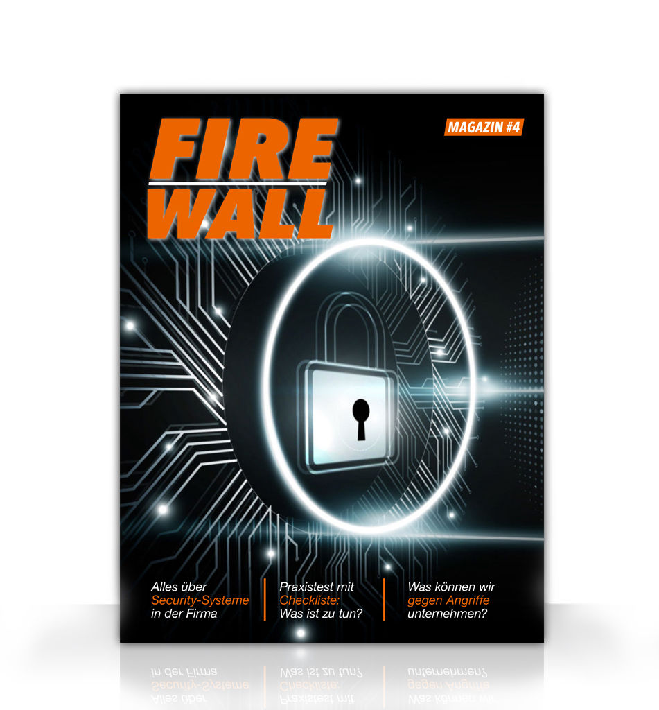 Beispiel Kunden Magazin Fire Wall Cover